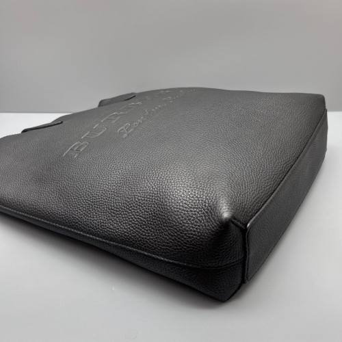 Burberry Tote Bag Grained Calfskin Black