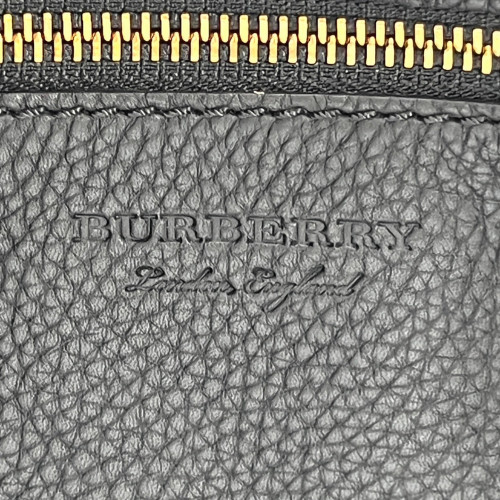 Burberry Tote Bag Grained Calfskin Black