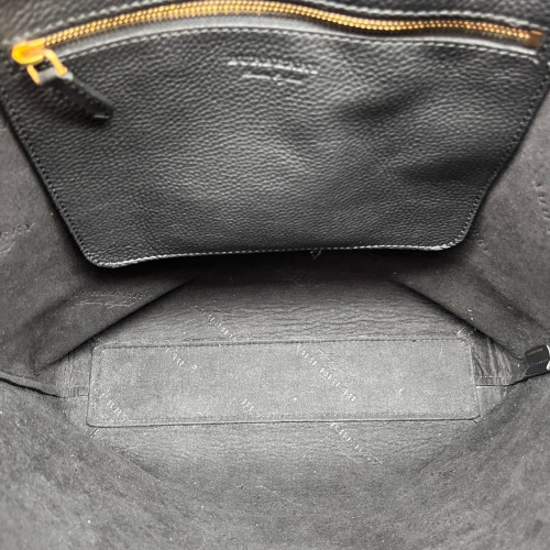 Burberry Tote Bag Grained Calfskin Black