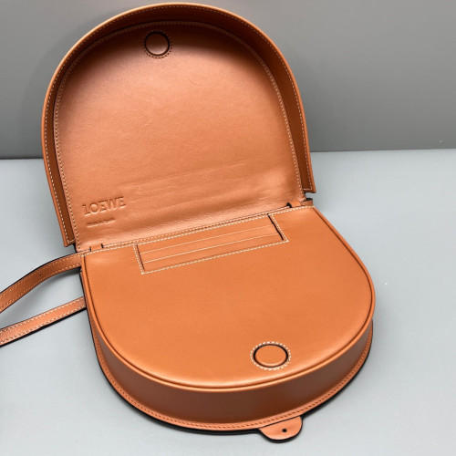 Loewe Heel Duo Calfskin Tan