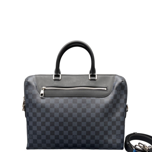 Louis Vuitton Avenue Soft Briefcase Damier Cobalt Blue Black