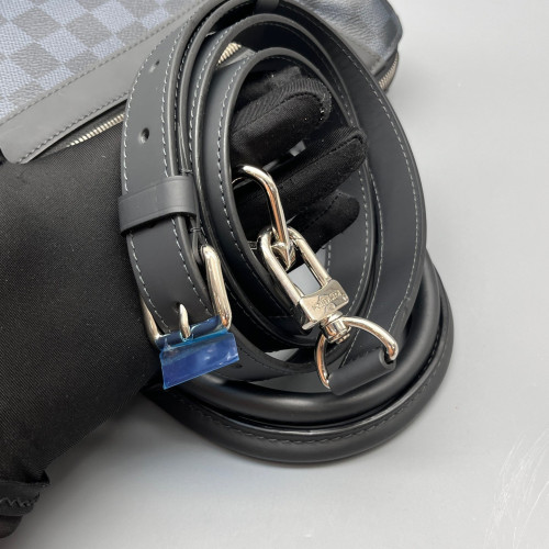 Louis Vuitton Avenue Soft Briefcase Damier Cobalt Blue Black