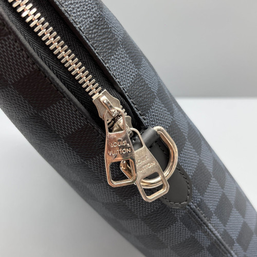 Louis Vuitton Avenue Soft Briefcase Damier Cobalt Blue Black