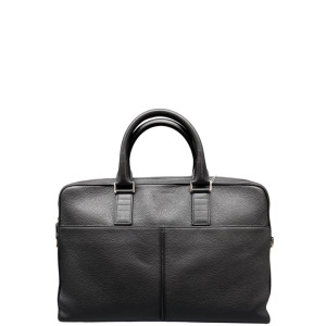 Dior Briefcase Grained Calfskin Black