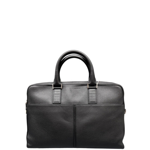 Dior Briefcase Grained Calfskin Black