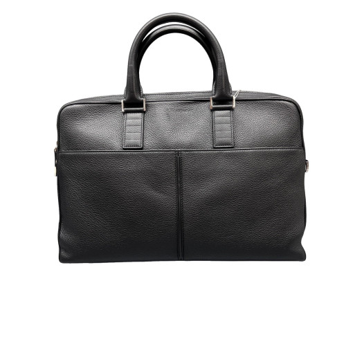 Dior Briefcase Grained Calfskin Black