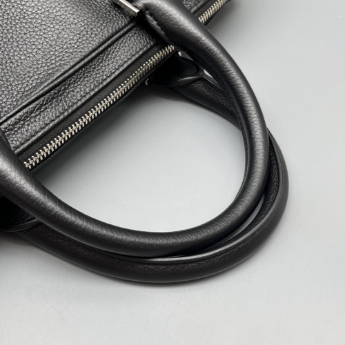Dior Briefcase Grained Calfskin Black