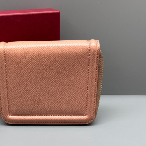 Salvatore Ferragamo Vara Bow Coin Purse Grained Calfskin Light Tan Salvatore Ferragamo Vara Bow Coin Purse Grained Calfskin Light Tan