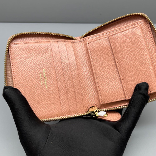 Salvatore Ferragamo Vara Bow Coin Purse Grained Calfskin Light Tan Salvatore Ferragamo Vara Bow Coin Purse Grained Calfskin Light Tan