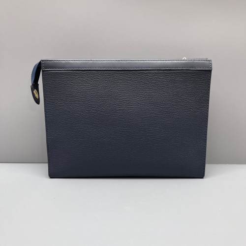Louis Vuitton Toiletry Pouch 26 Denim Monogram Blue Black