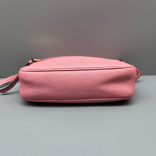 Miu Miu Shoulder Bag Grained Calfskin Pink
