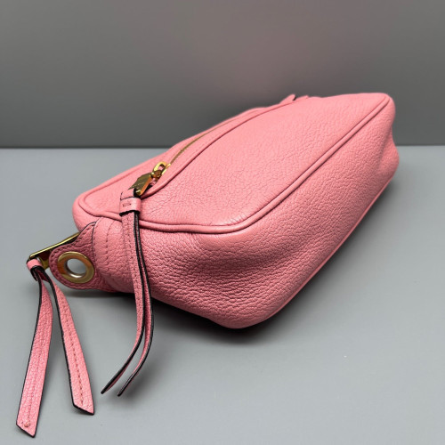 Miu Miu Shoulder Bag Grained Calfskin Pink