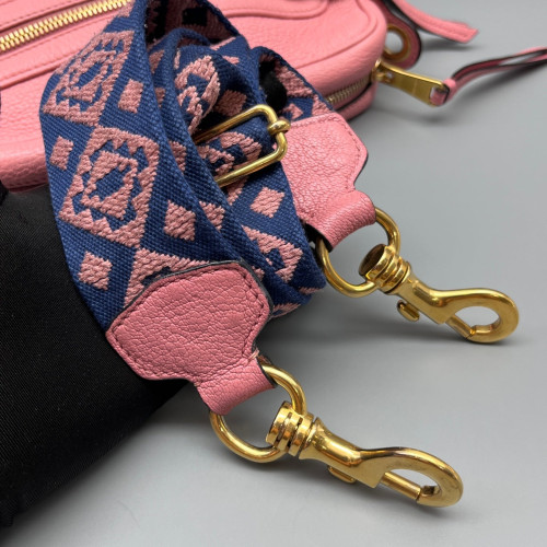 Miu Miu Shoulder Bag Grained Calfskin Pink