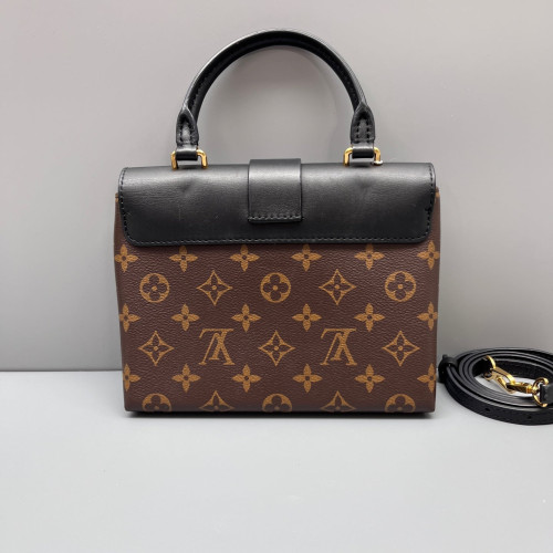 Louis Vuitton Lockit BB Monogram Brown Black