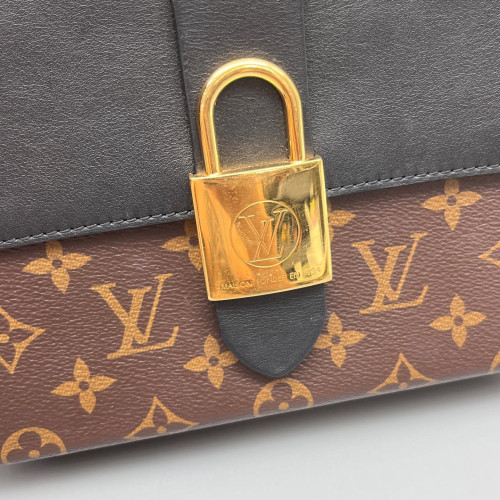 Louis Vuitton Lockit BB Monogram Brown Black