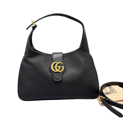Gucci Medium Aphrodite Calfskin Black