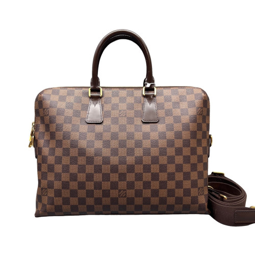 Louis Vuitton Briefcase Damier Ebene Brown