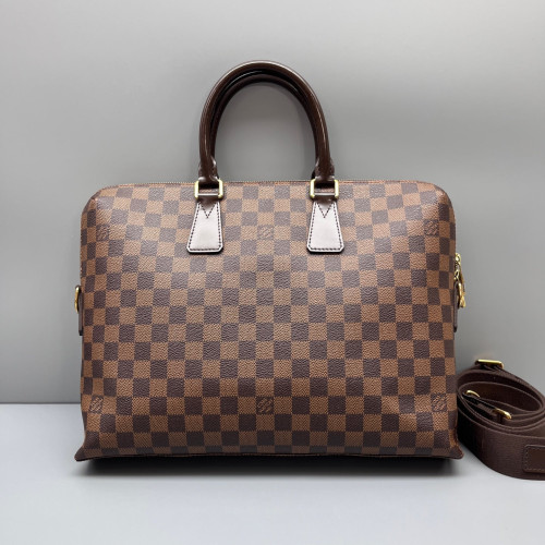 Louis Vuitton Briefcase Damier Ebene Brown