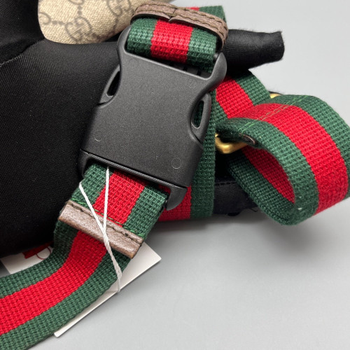 Gucci Neo Vintage Belt Bag GG Supreme Monogram Beige Brown Green