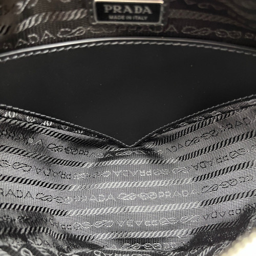 Prada Triangle Bag Saffiano Calfskin White Prada Triangle Bag Saffiano Calfskin White