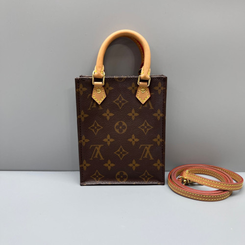 Louis Vuitton Petite Sac Plat Monogram Brown