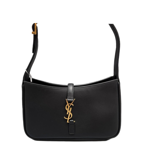 Yves Saint Laurent LE 5 A 7 Hobo Calfskin Black