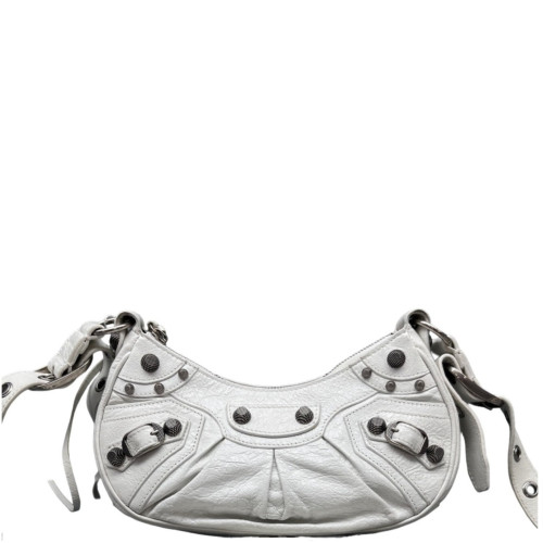 Balenciaga Le Cagole Xs Arena Lambskin White