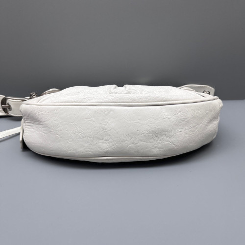 Balenciaga Le Cagole Xs Arena Lambskin White