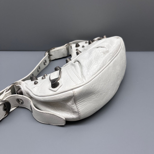 Balenciaga Le Cagole Xs Arena Lambskin White