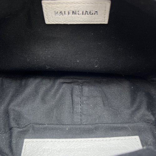 Balenciaga Le Cagole Xs Arena Lambskin White