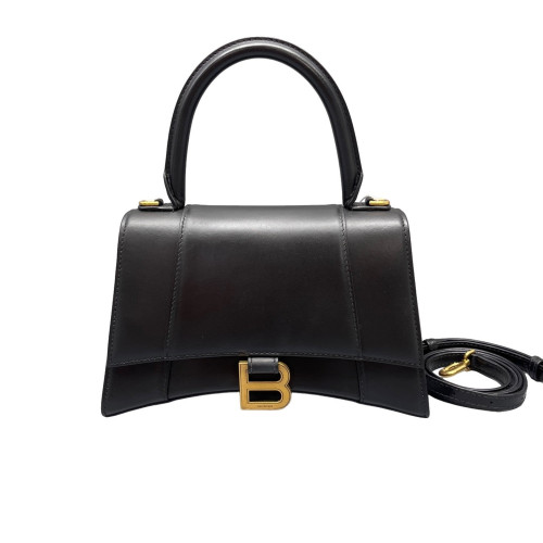 Balenciaga Hourglass Small Calfskin Black