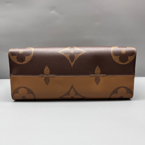 Louis Vuitton Onthego MM Monogram Reverse Monogram Giant Brown