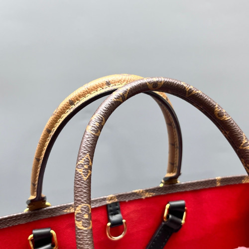 Louis Vuitton Onthego MM Monogram Reverse Monogram Giant Brown