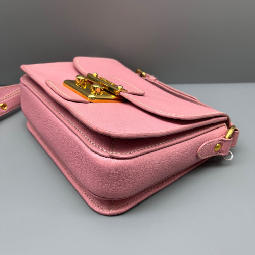 Miu Miu Messenger Grained Calfskin Pink