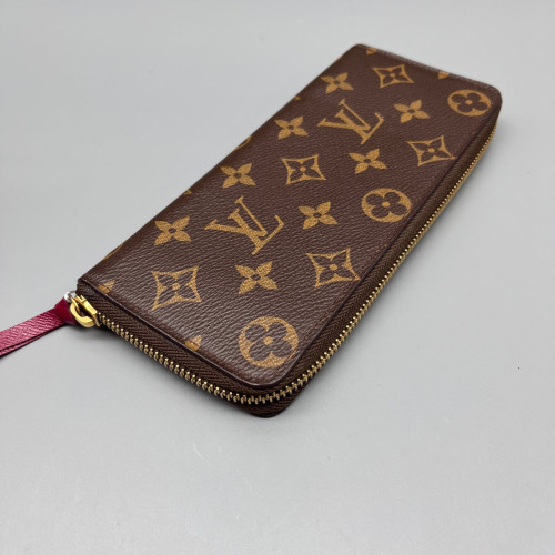 Louis Vuitton Clemence Walle Monogram Brown Purple