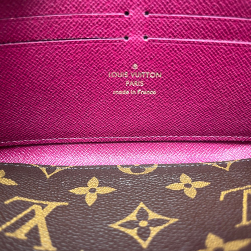 Louis Vuitton Clemence Walle Monogram Brown Purple
