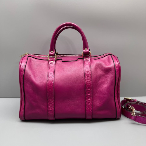 Gucci Boston Bag Calfskin Magenta