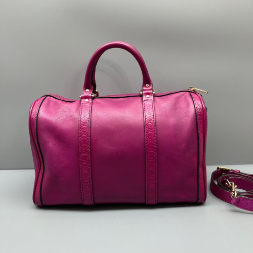 Gucci Boston Bag Calfskin Magenta