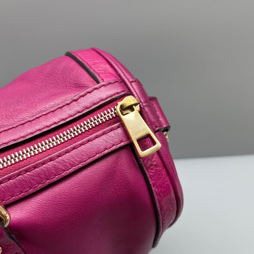 Gucci Boston Bag Calfskin Magenta