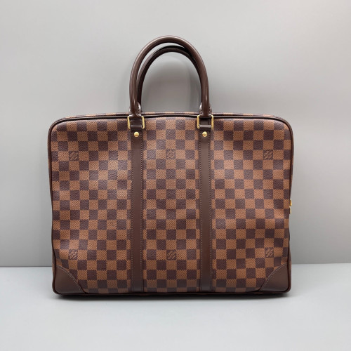 Louis Vuitton Briefcase Damier Ebene Brown