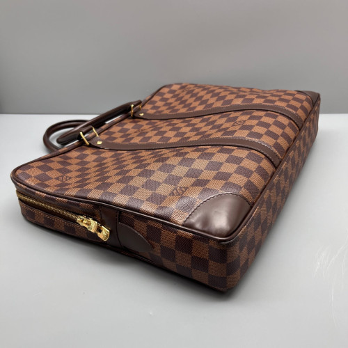Louis Vuitton Briefcase Damier Ebene Brown