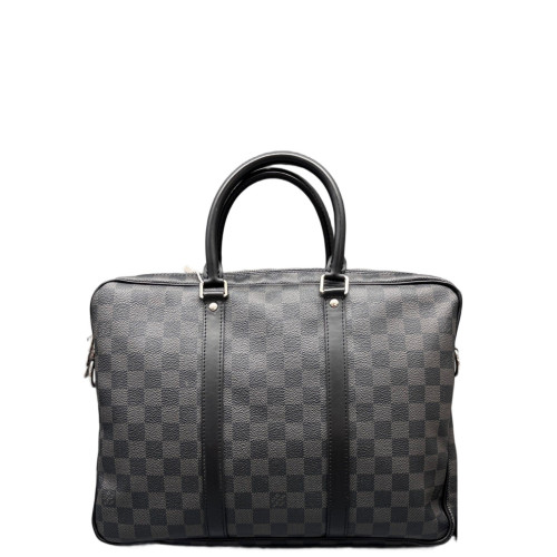 Louis Vuitton Briefcase Damier Graphite Black