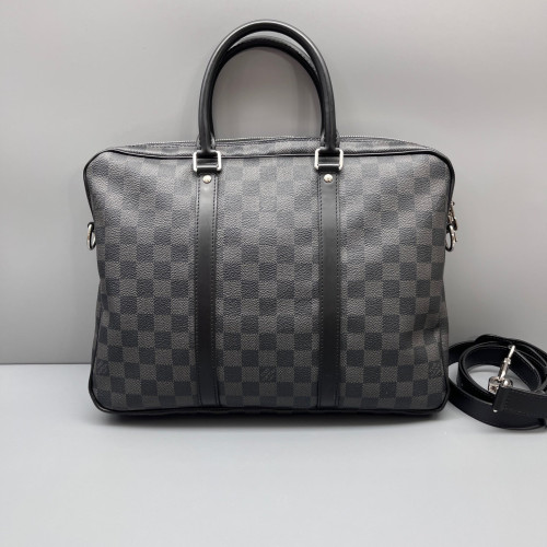 Louis Vuitton Briefcase Damier Graphite Black