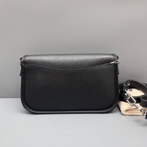 Louis Vuitton Buci Shoulder Bag Epi Black