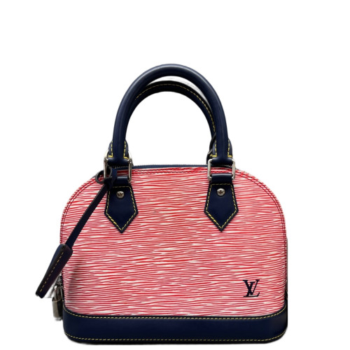 Louis Vuitton Alma BB Epi Red White Blue