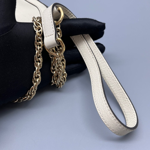 Gucci Mini Ophidia Round Bag Calfskin White Gucci Mini Ophidia Round Bag Calfskin White