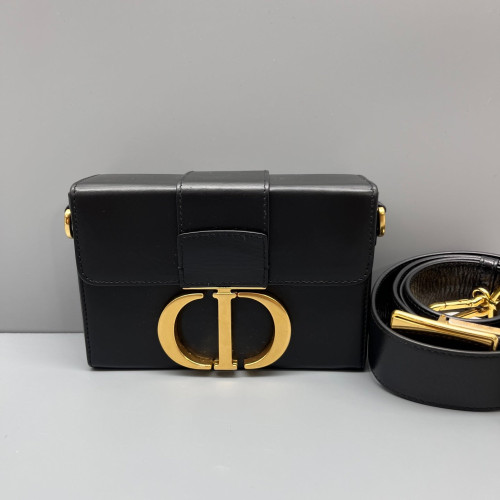 Dior 30 Montaigne Mini Box Bag Calfskin Black Dior 30 Montaigne Mini Box Bag Calfskin Black