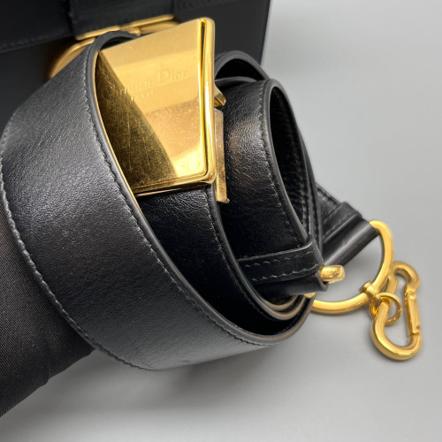 Dior 30 Montaigne Mini Box Bag Calfskin Black Dior 30 Montaigne Mini Box Bag Calfskin Black
