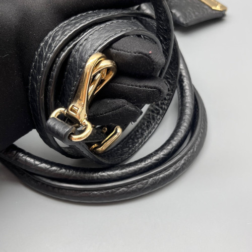 Burberry Two-Way Bag Grained Calfskin Black