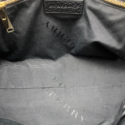 Burberry Two-Way Bag Grained Calfskin Black